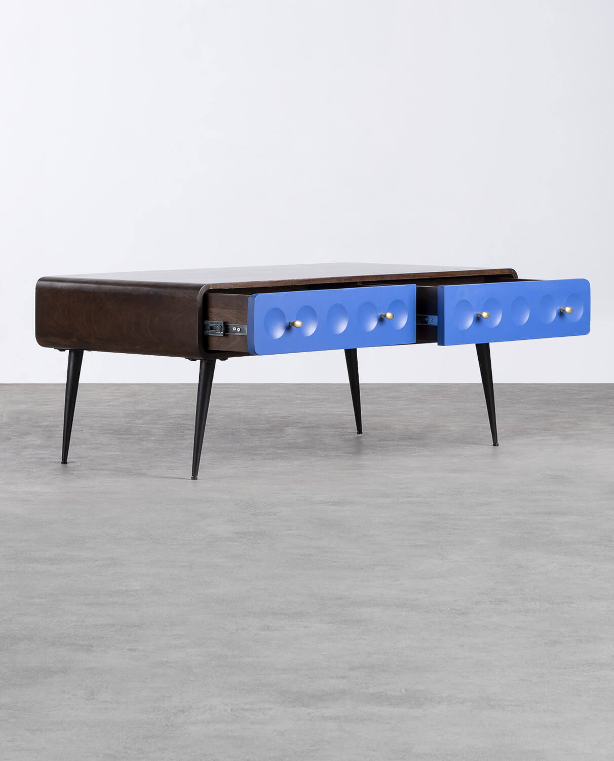Table Basse Rectangulaire en Bois de Manguier (114x61,5 cm) Sendi, image de la gelerie 2