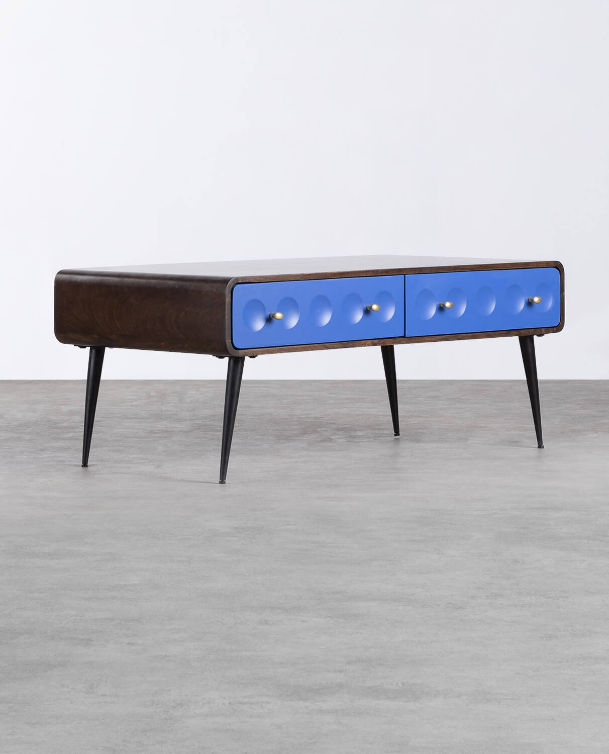 Table Basse Rectangulaire en Bois de Manguier (114x61,5 cm) Sendi, image de la gelerie 1