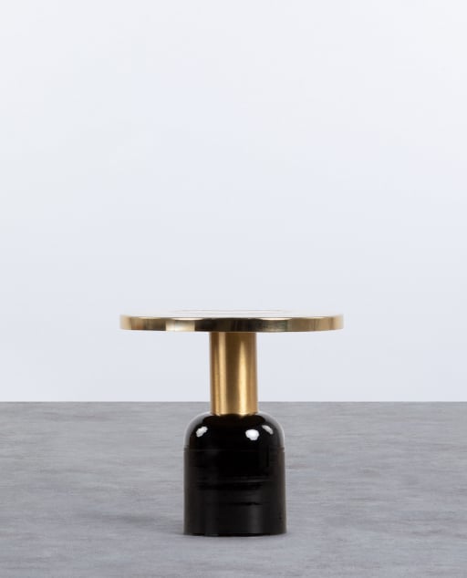 Table d'Appoint Ronde en Métal (Ø50,5 cm) Tillo