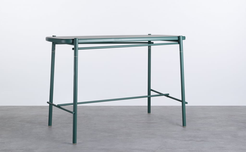 Table de Salle à Manger Haute en Aluminium (160x79,7cm) Keri