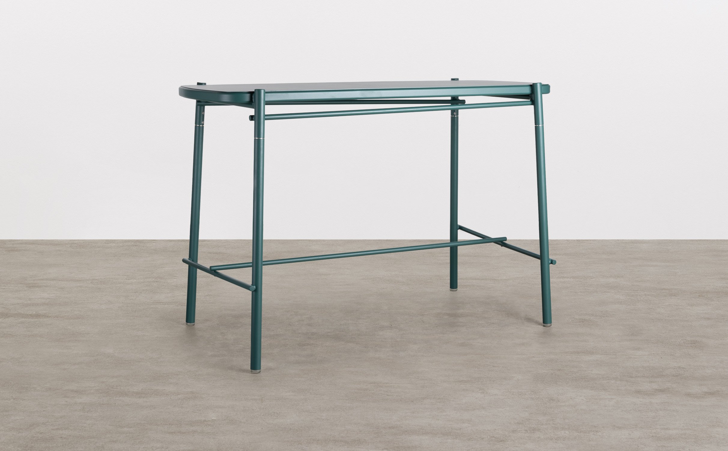 Table Haute d'Extérieur en Aluminium (160x79,7cm)) Keri, image de la gelerie 1