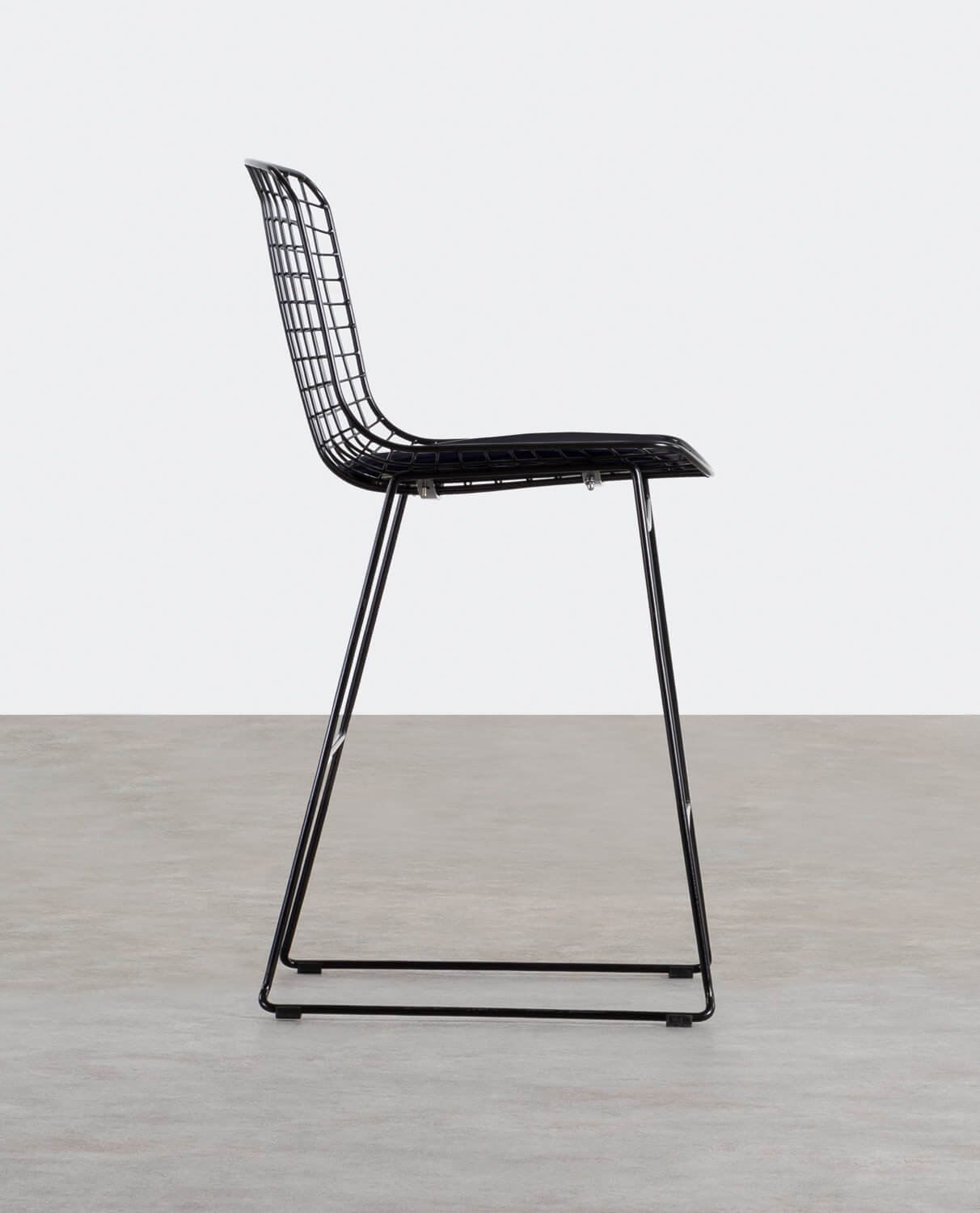 Tabouret Haut en Métal (66 cm) Dossier haut Aras , image de la gelerie 2