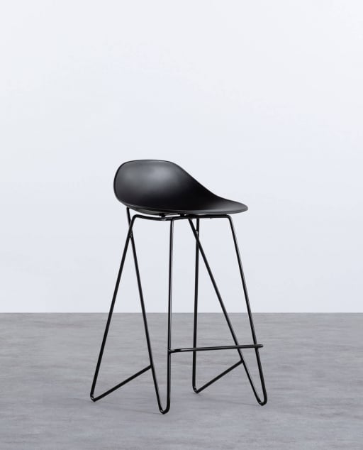 Tabouret Haut en Polypropylène et Métal (67 cm) Paris