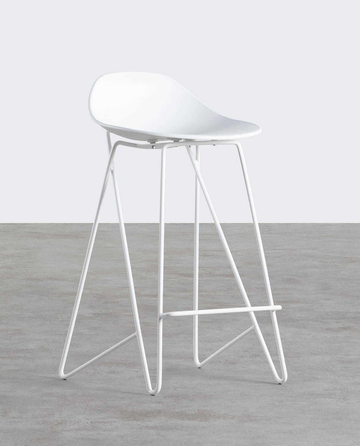 Tabouret Haut en Polypropylène et Métal (67 cm) Paris, image de la gelerie 1