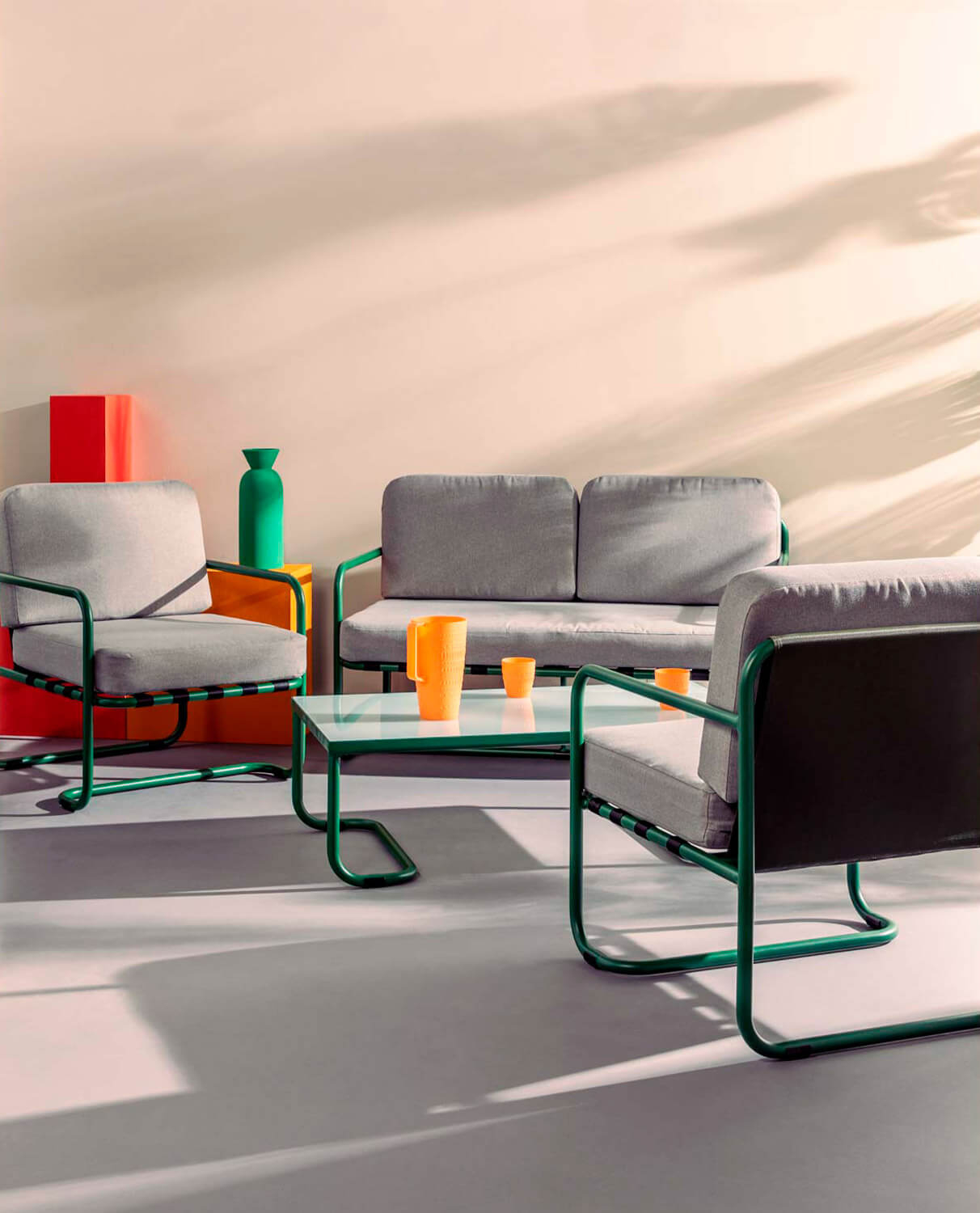 Set de Jardin en Aluminium et Tissu Paradise, image de la gelerie 2