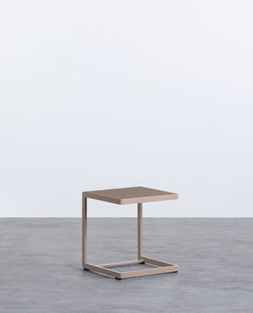 Table d'Appoint en Aluminium (40x40 cm) Kreta Colours