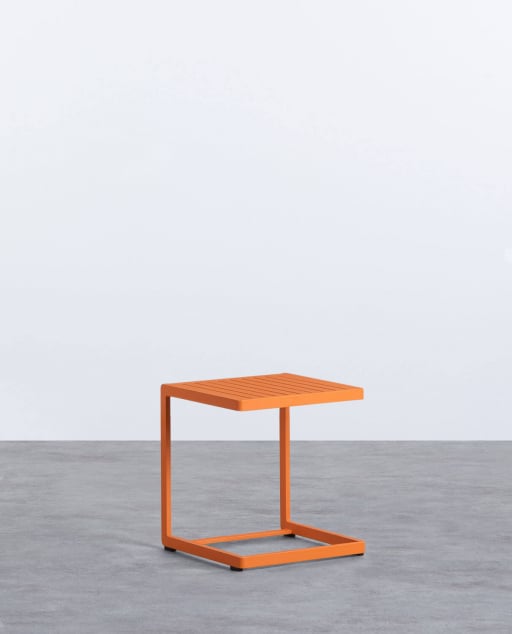 Table d'Appoint en Aluminium (40x40 cm) Kreta Colours