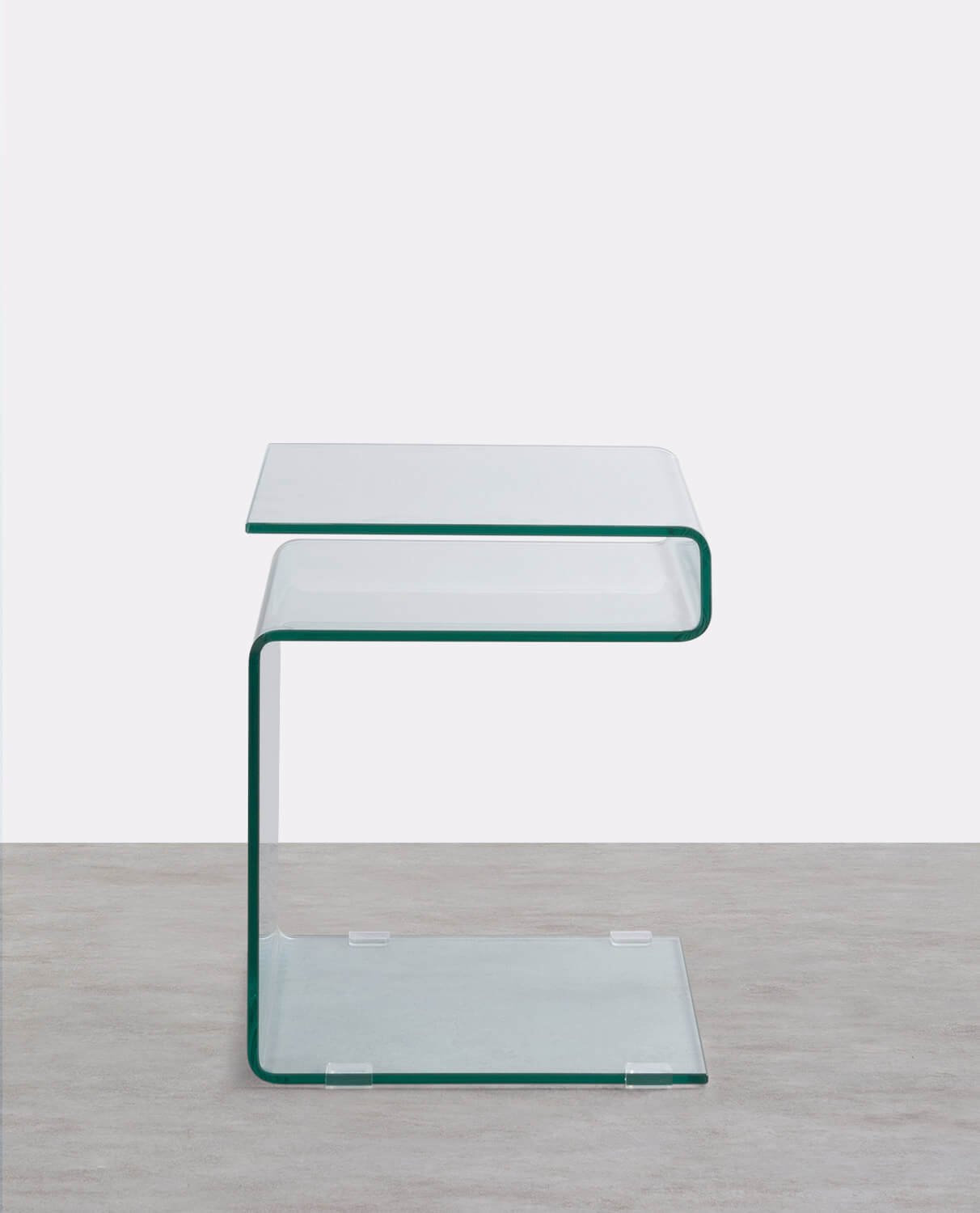 Table d'Appoint Carrée en Verre (42x38 cm) Erox, image de la gelerie 4