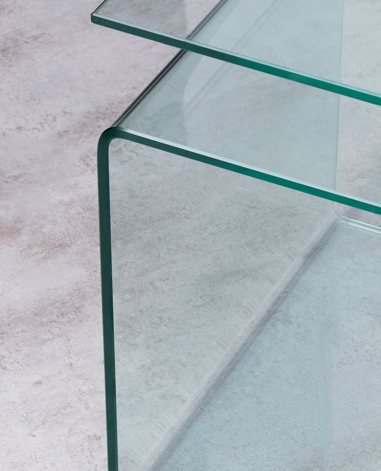 Table d'Appoint Carrée en Verre (42x38 cm) Erox, image de la gelerie 6