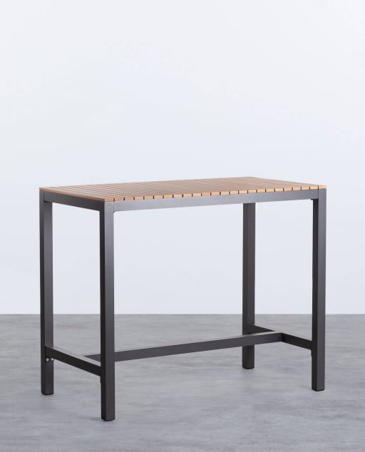 Table Haute d'Extérieur en Acier (130x70 cm) Korce
