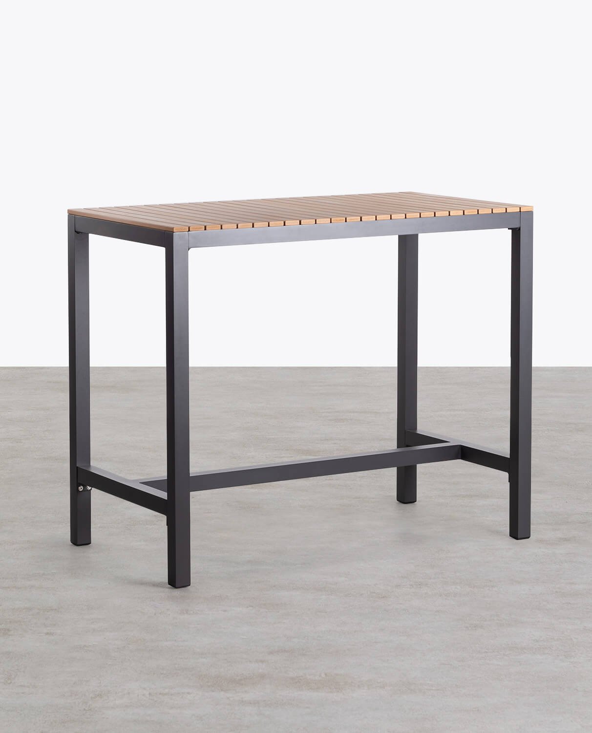 Table Haute d'Extérieur en Acier (130x70 cm) Korce, image de la gelerie 1