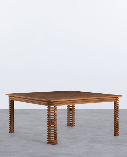 Table de Jardin Carrée (160x160 cm)en Bois d´Acacia Hazan