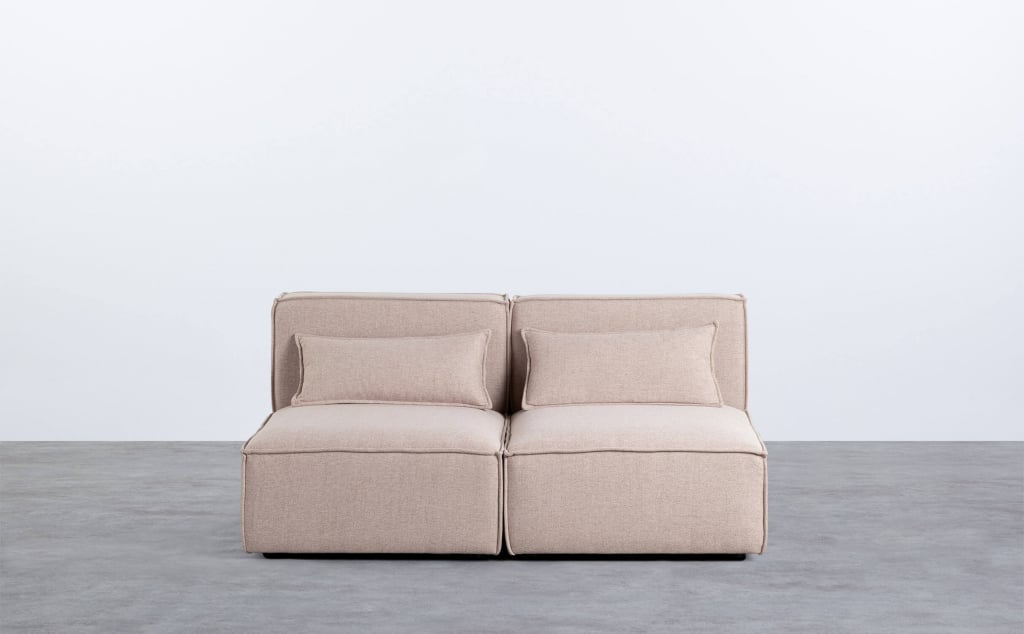 Canapé Modulable 2 pièces en Tissu Kilhe 