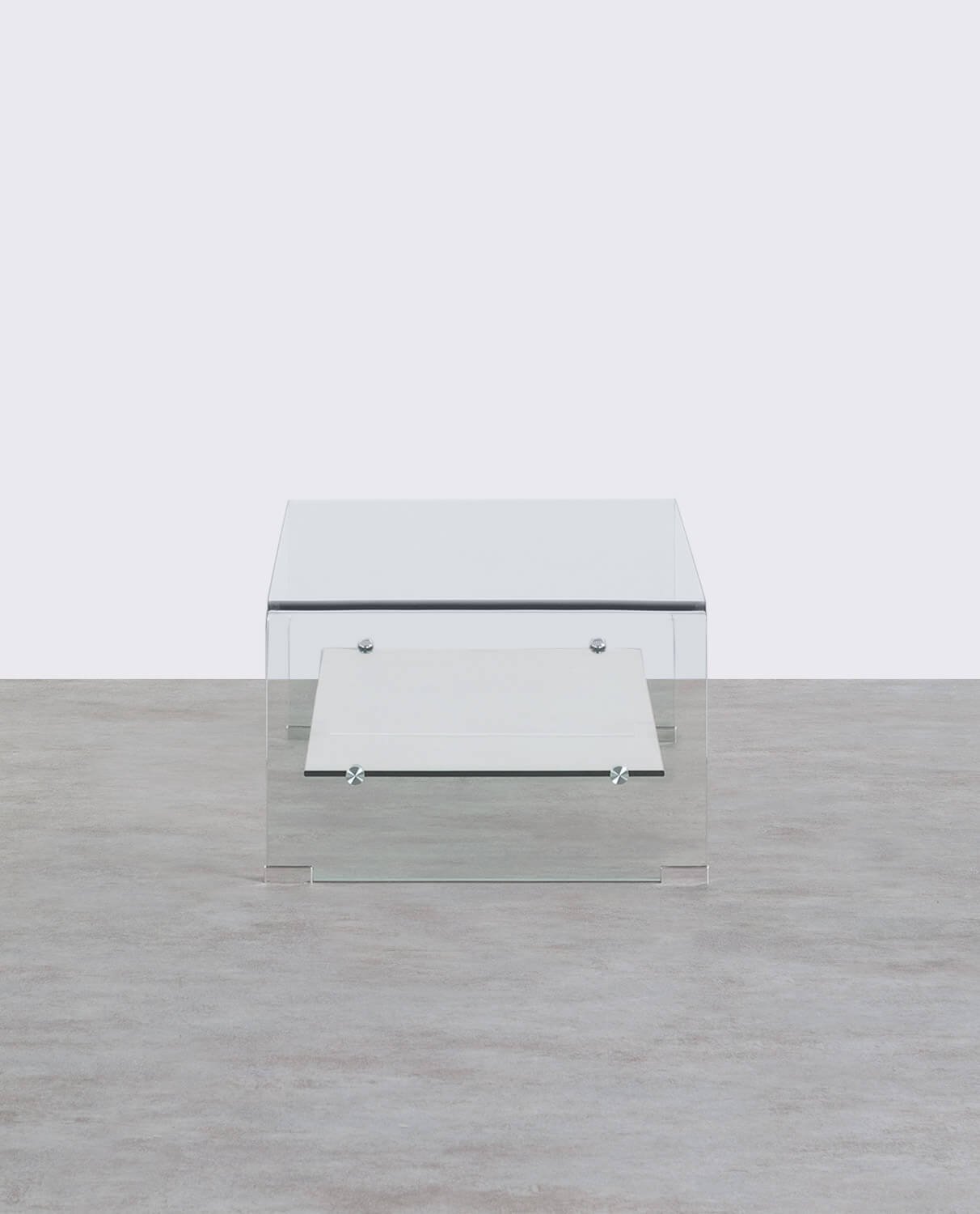 Table Basse Rectangulaire en Verre Trempé (110,5 x 55,5 cm) Endil, image de la gelerie 4