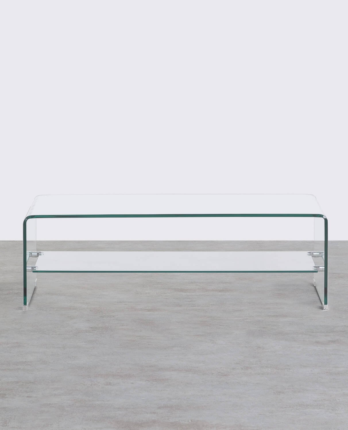 Table Basse Rectangulaire en Verre Trempé (110,5 x 55,5 cm) Endil, image de la gelerie 5