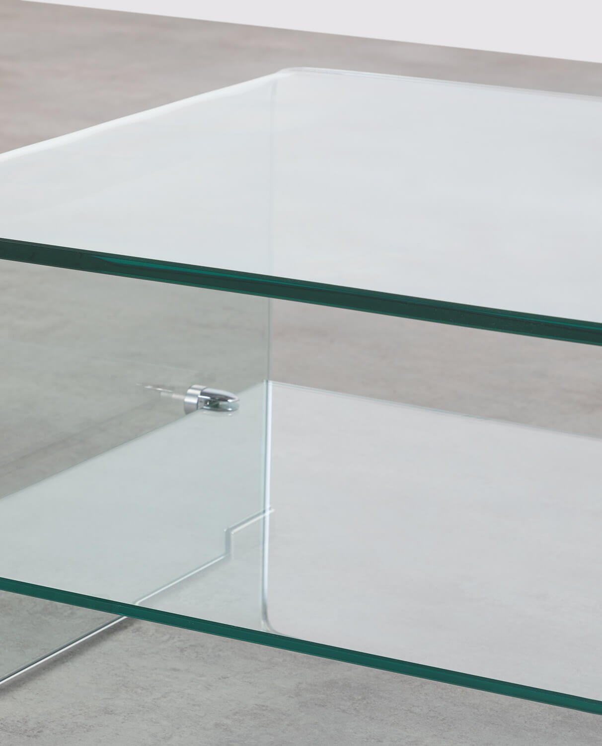 Table Basse Rectangulaire en Verre Trempé (110,5 x 55,5 cm) Endil, image de la gelerie 6