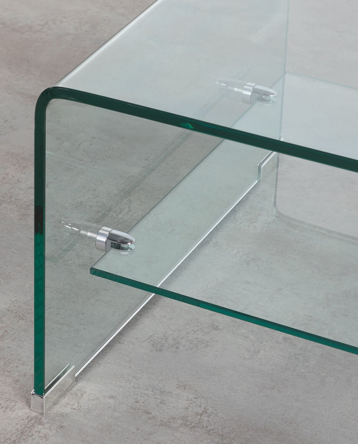 Table Basse Rectangulaire en Verre Trempé (110,5 x 55,5 cm) Endil, image de la gelerie 7