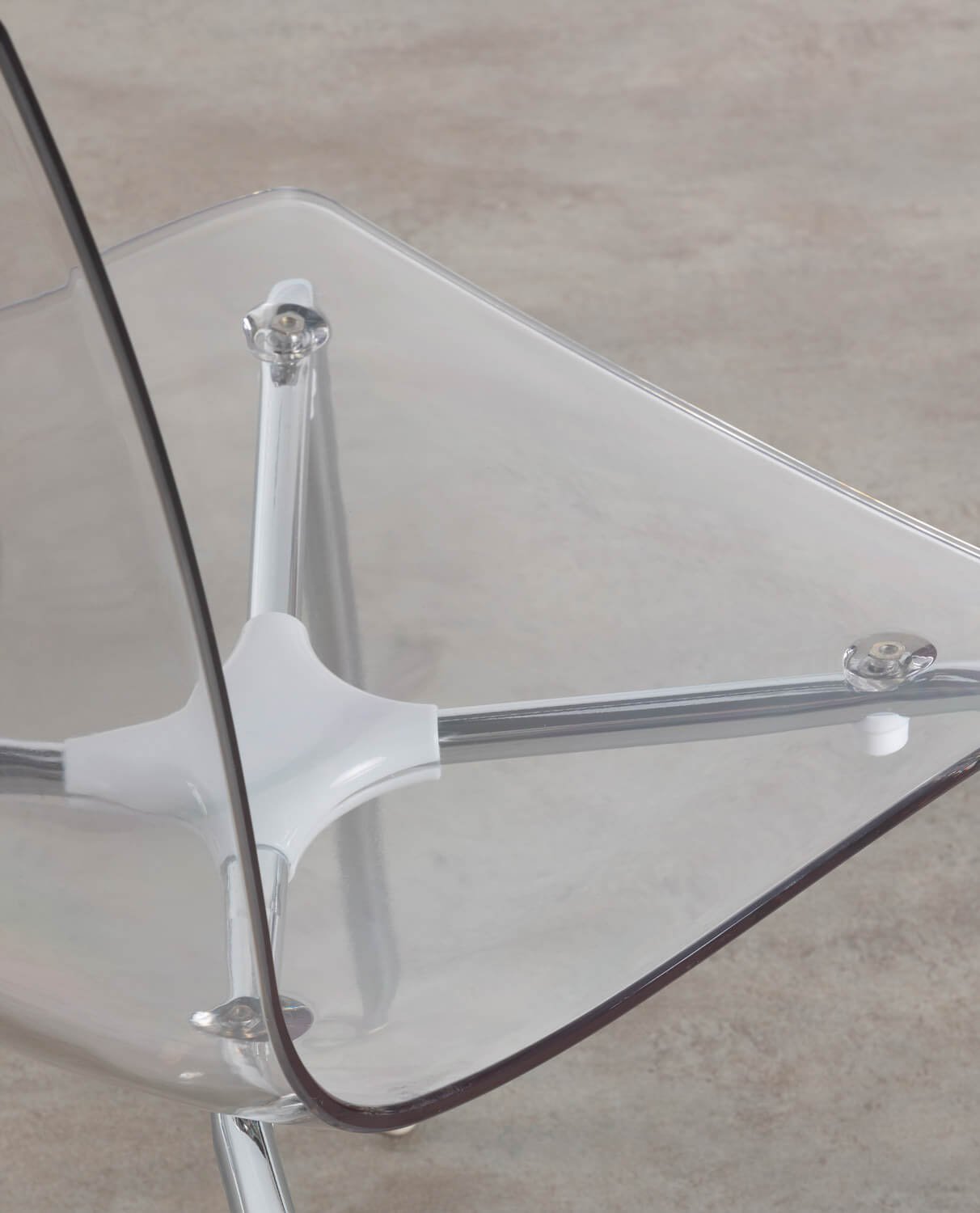 Pack 2 Chaises de Salle à Manger en Polycarbonate et Métal Samay, image de la gelerie 3