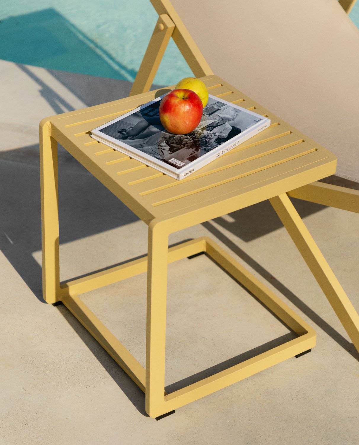 Table d'Appoint en Aluminium (40x40 cm) Kreta Colours, image de la gelerie 2