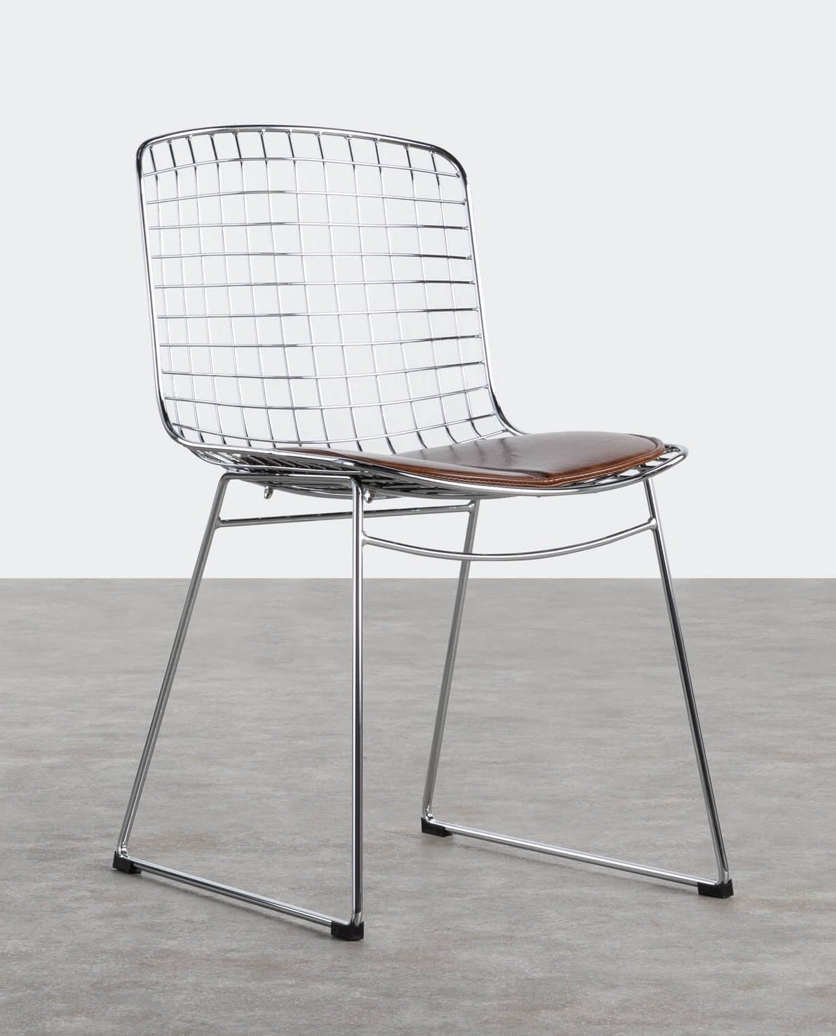 Pack 2 de Chaises de Salle à Manger en Métal à Dossier Haut Aras, image de la gelerie 1