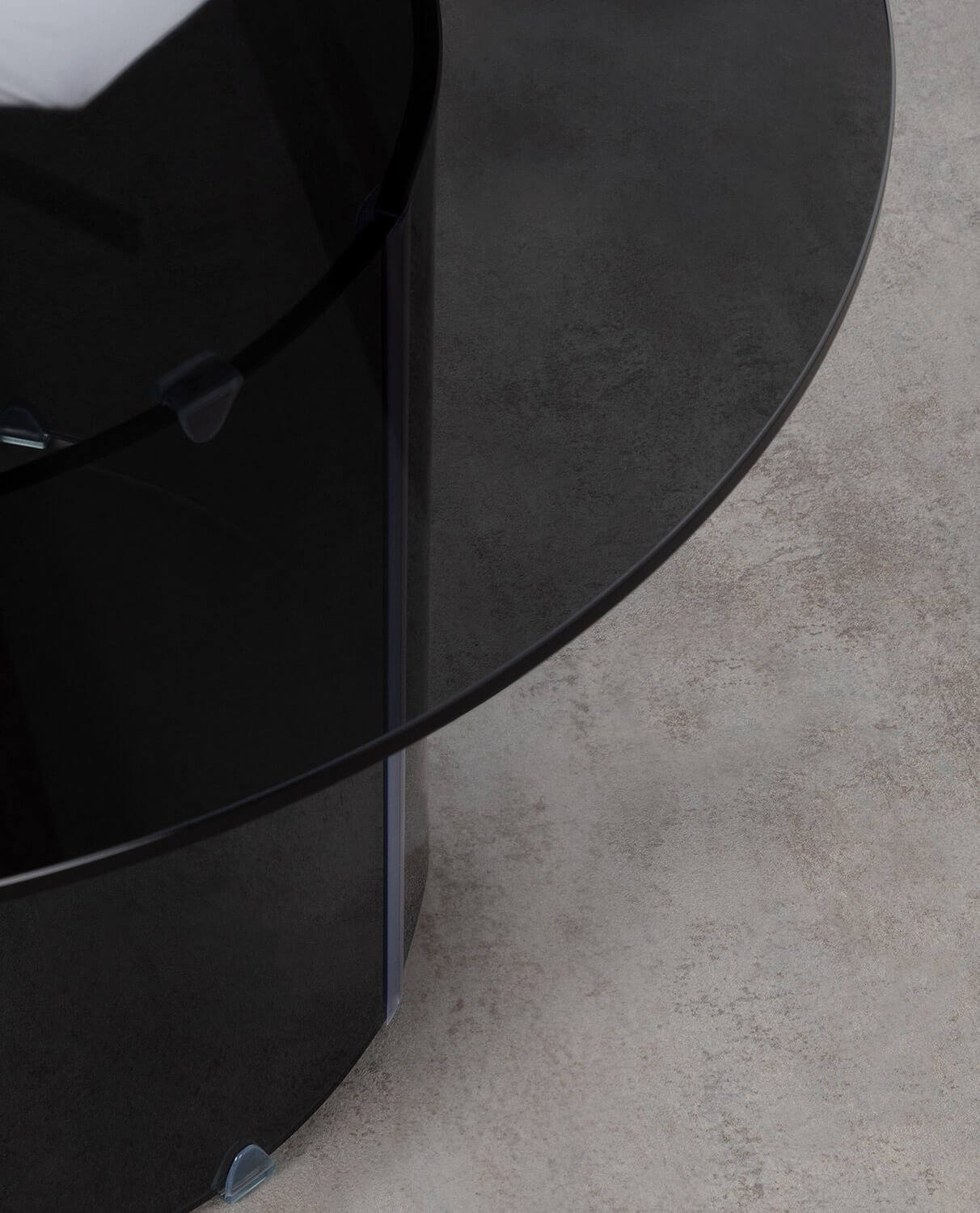 Table Basse Ronde en Verre Trempé (Ø80 cm) Kolu, image de la gelerie 5