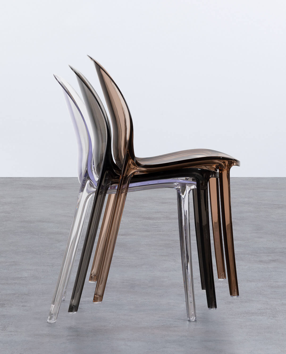 Pack 4 Chaises D'extérieur en Polycarbonate Imatra, image de la gelerie 2