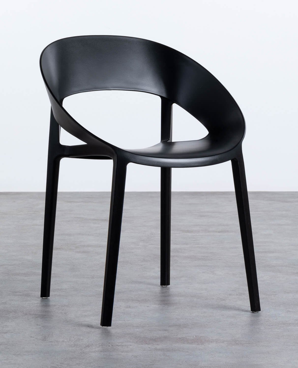 Pack 2 Chaises d'extérieur Lara en polypropylène, image de la gelerie 1