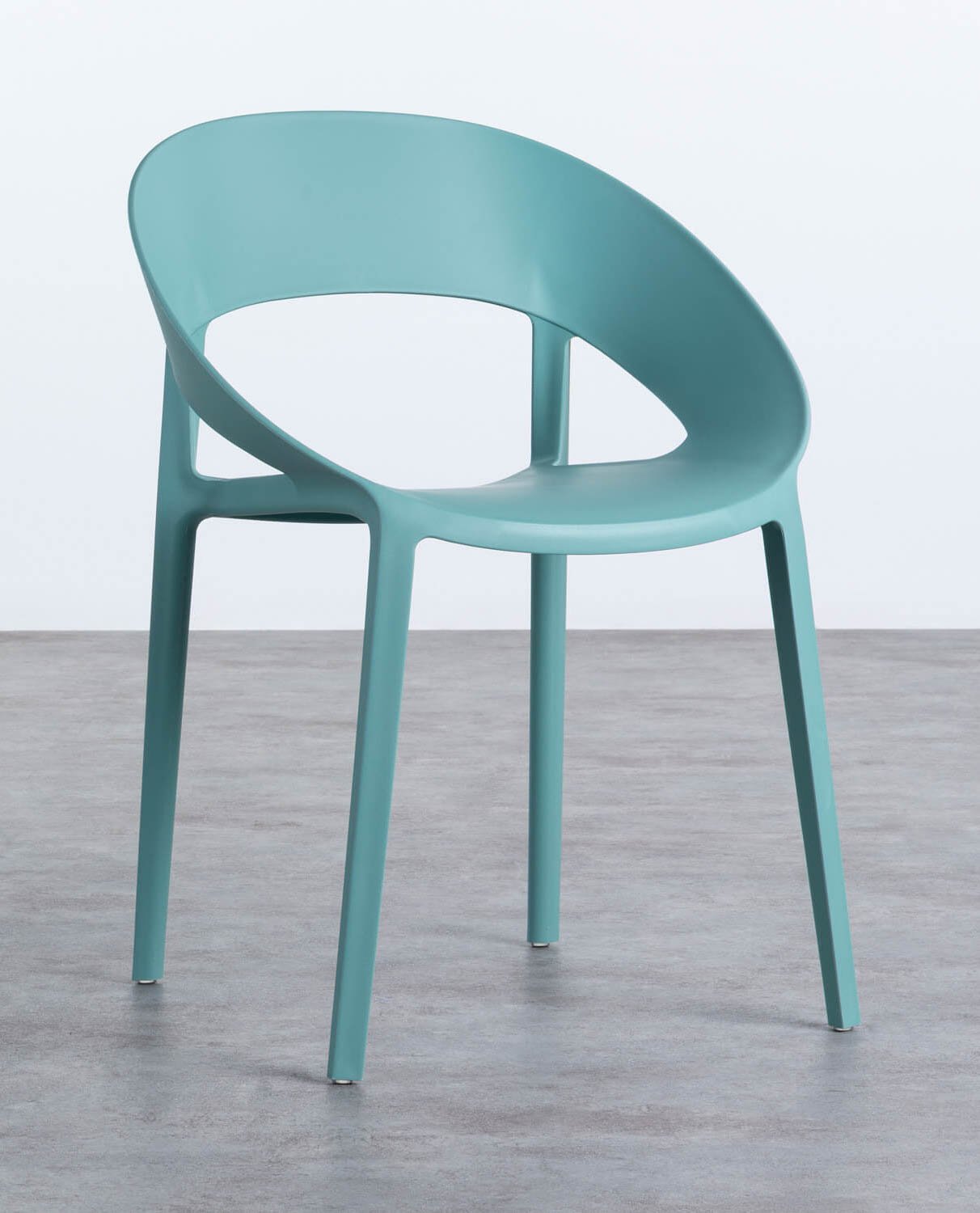 Pack 2 Chaises d'extérieur Lara en polypropylène, image de la gelerie 1
