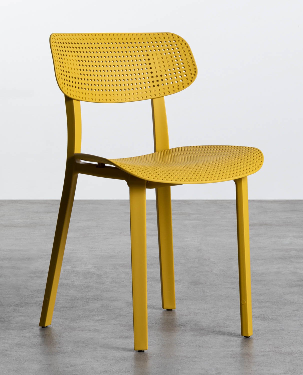 Pack 2 Chaises d'Extérieur en Polypropylène Dasi Rejilla, image de la gelerie 1