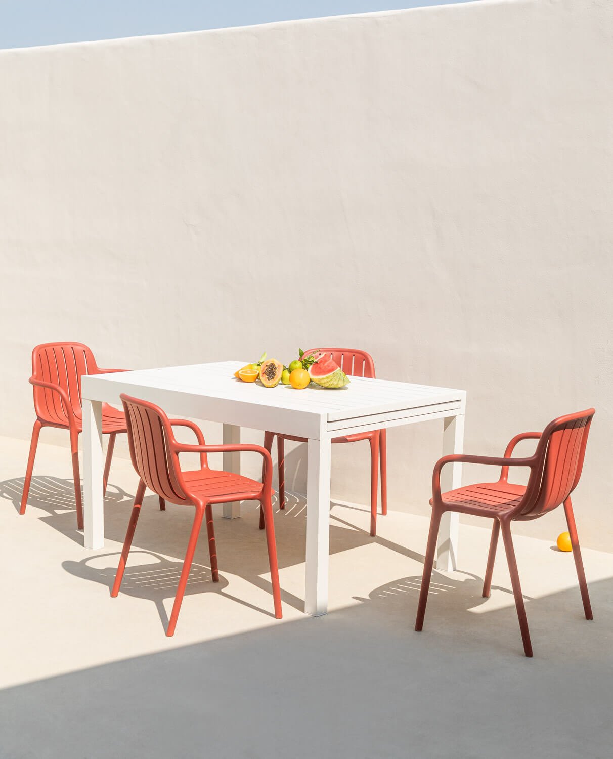 Pack 4 Chaises d'Extérieur en Polypropylène Brand, image de la gelerie 2