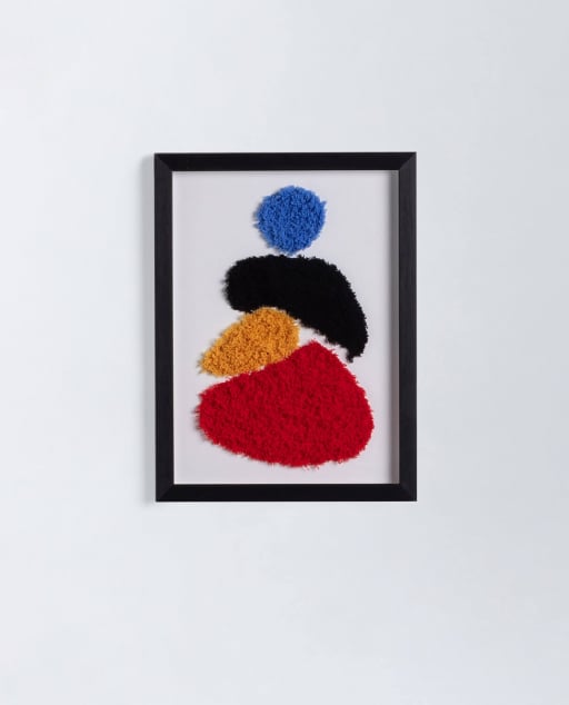 Tableau Décoratif avec Texture Textile (40x30 cm) Zane