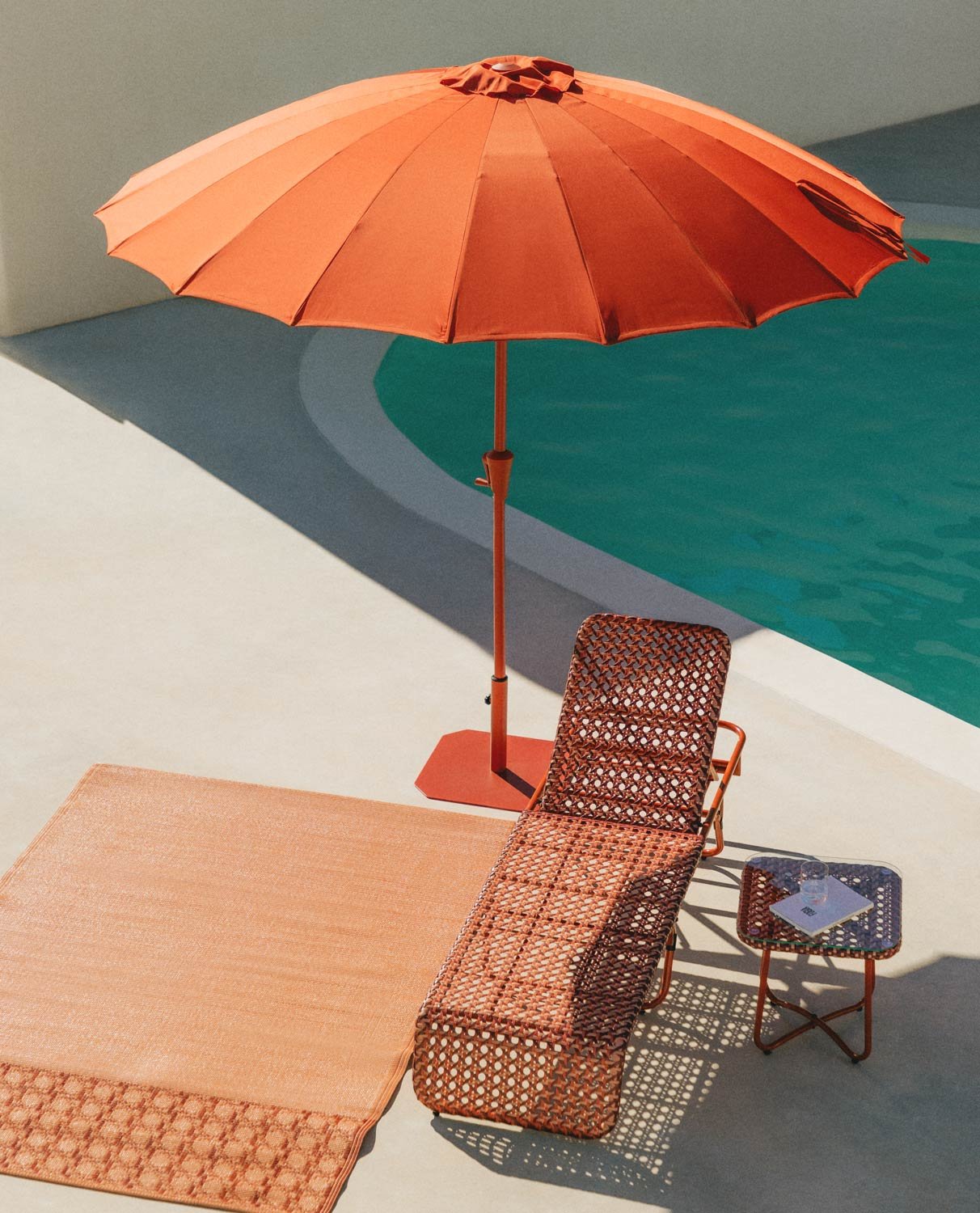 Pack Parasol de Jardin et Terrasse avec Pied de Parasol en Métal Somer, image de la gelerie 2