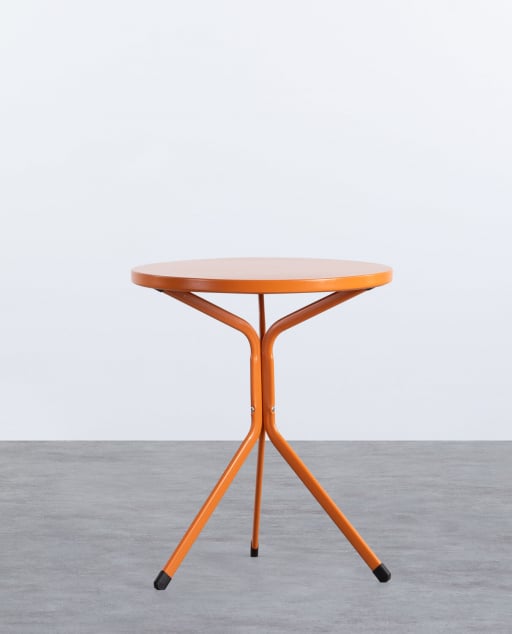 Table d'Extérieur Ronde en Métal (Ø60 cm) Enlo 