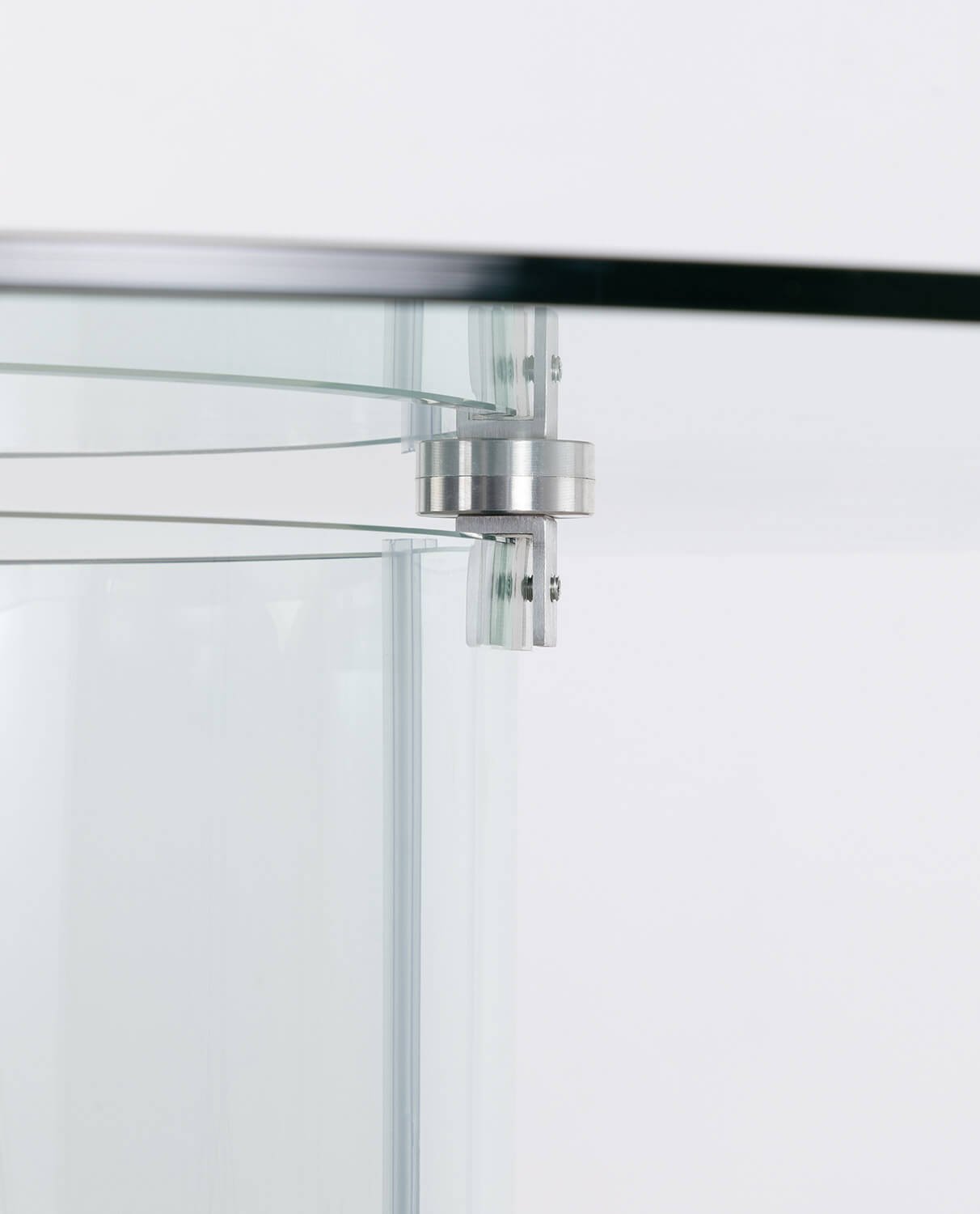 Ensemble Table Ronde en Verre Trempé Kolu et 4 Chaises en Métal Aras, image de la gelerie 8