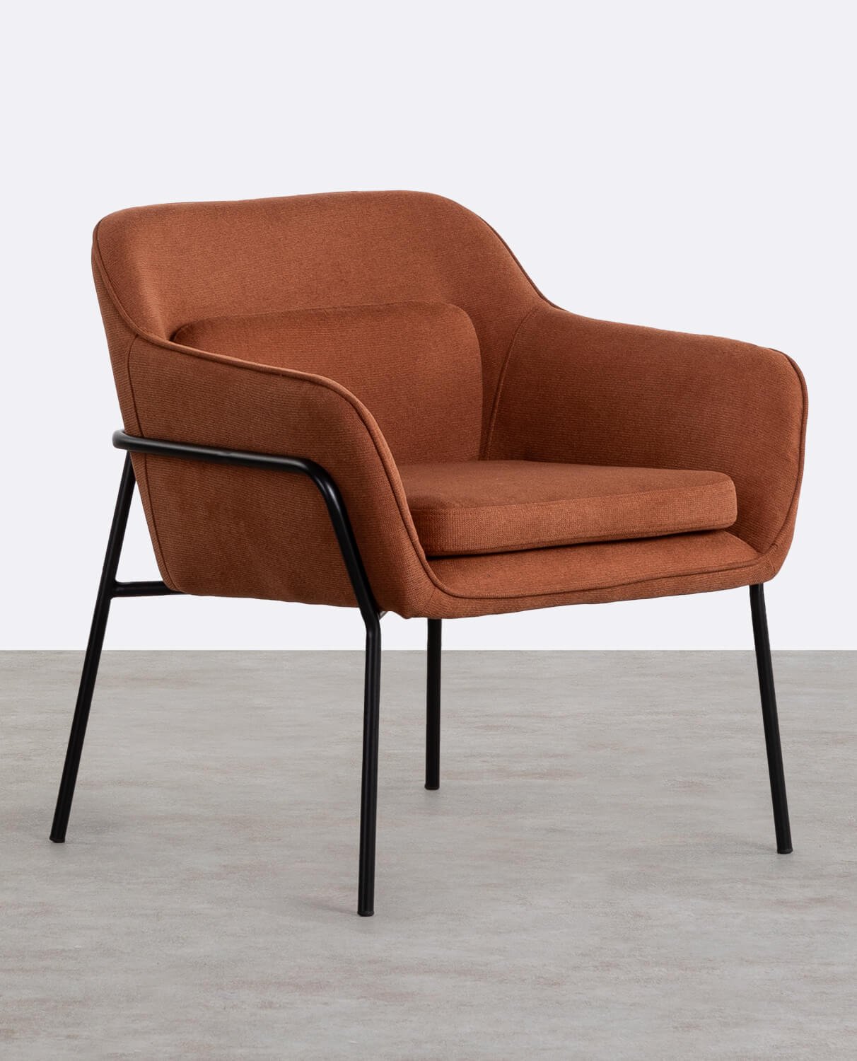 Fauteuil en Tissu et Métal Neva, image de la gelerie 1