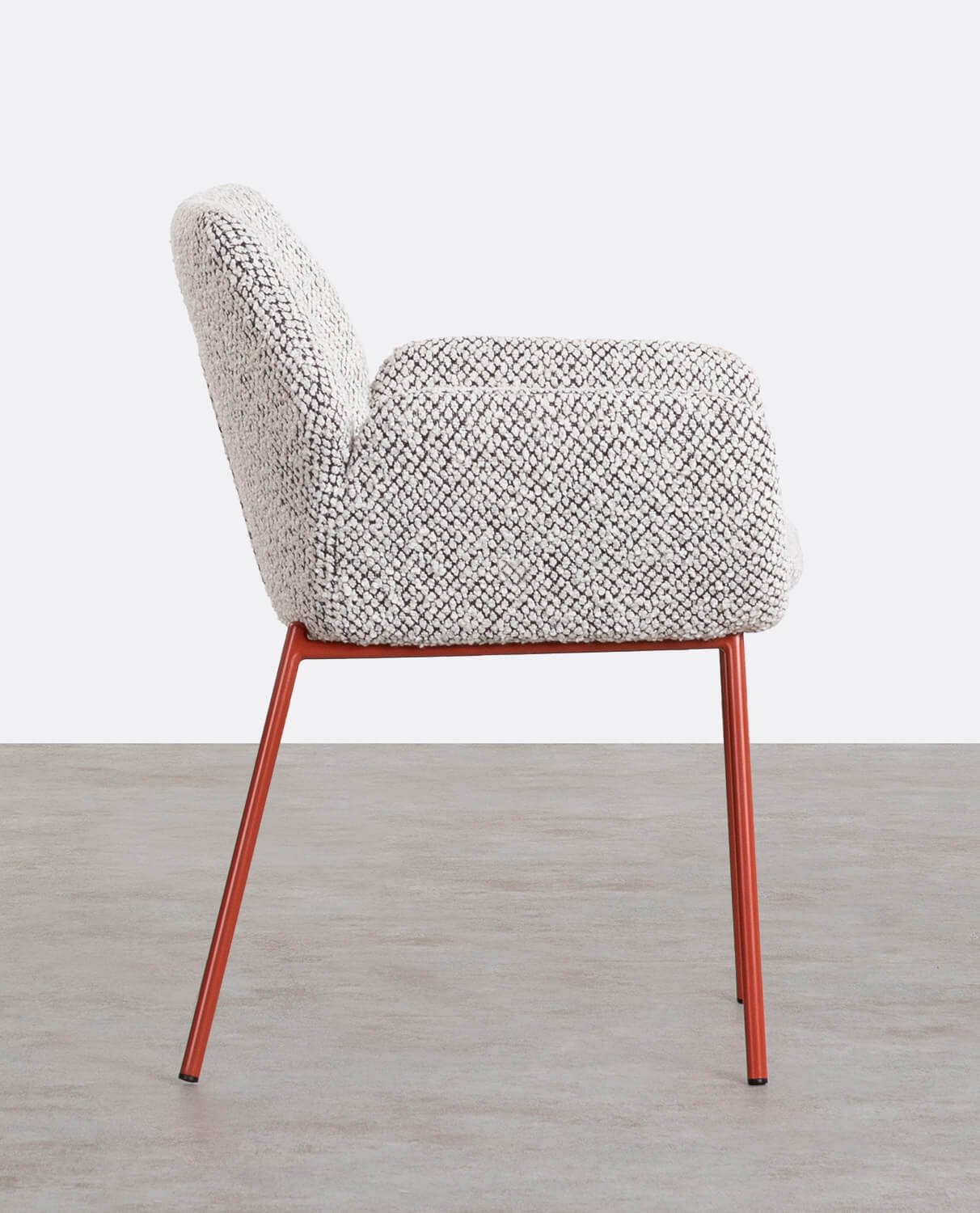 Chaise de Salle à Manger en Tissu Imprimé en Métal Eider , image de la gelerie 2