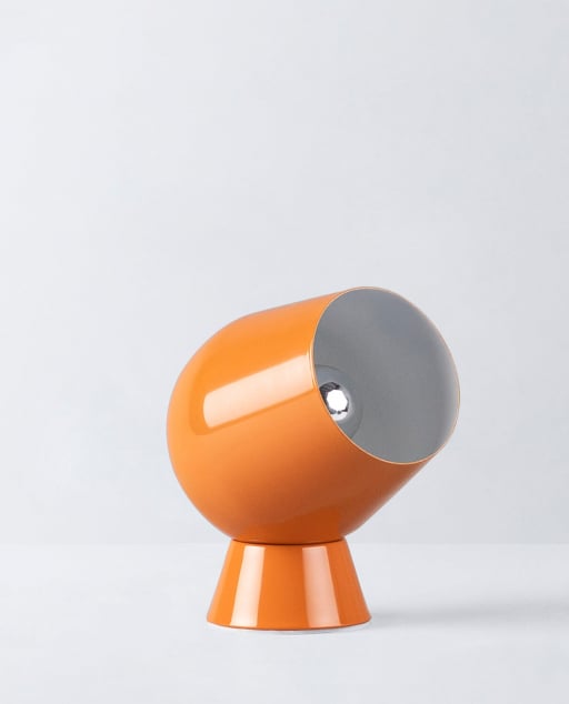 Lampe de Table en Métal Aline - Orange Terra