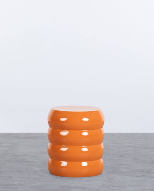 Table d'Appoint Ronde en Métal (Ø41 cm) Tita