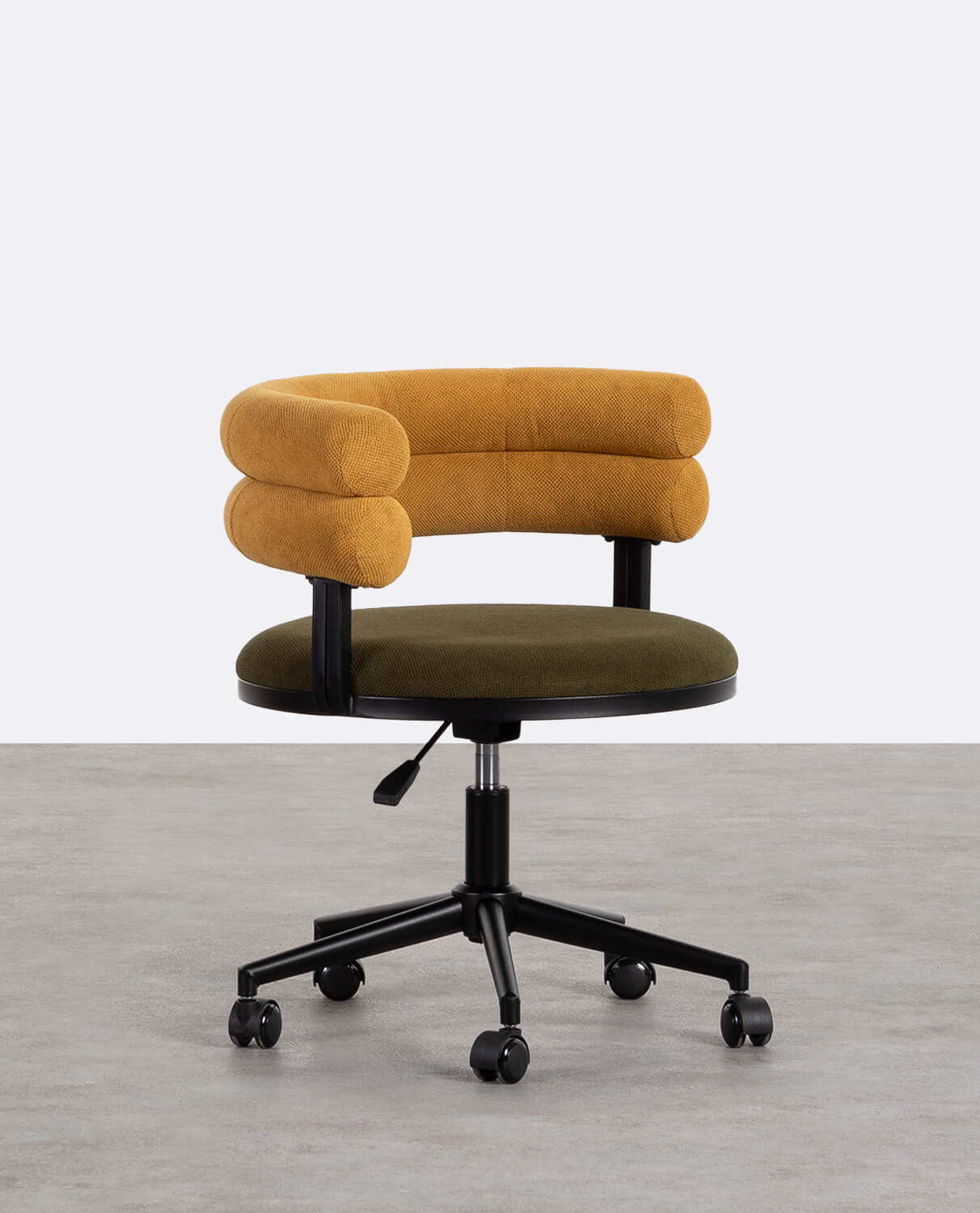 Chaise de Bureau Réglable en Métal et Tissu Aixa, image de la gelerie 1
