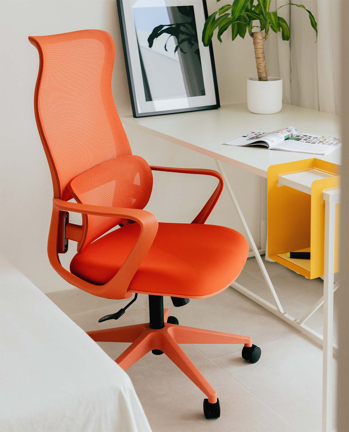 Chaise de Bureau Réglable avec Accoudoirs Hedara, image de la gelerie 2