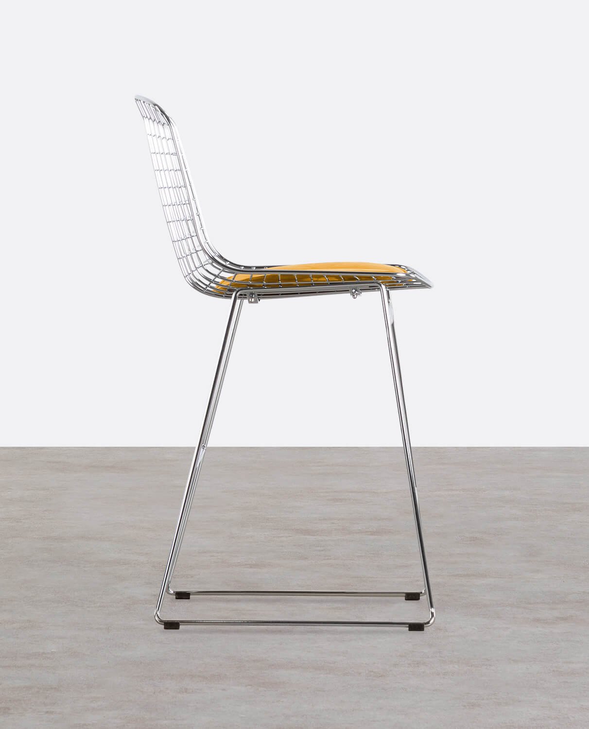 Tabouret Haut en Métal (66 cm) Dossier haut Aras , image de la gelerie 2