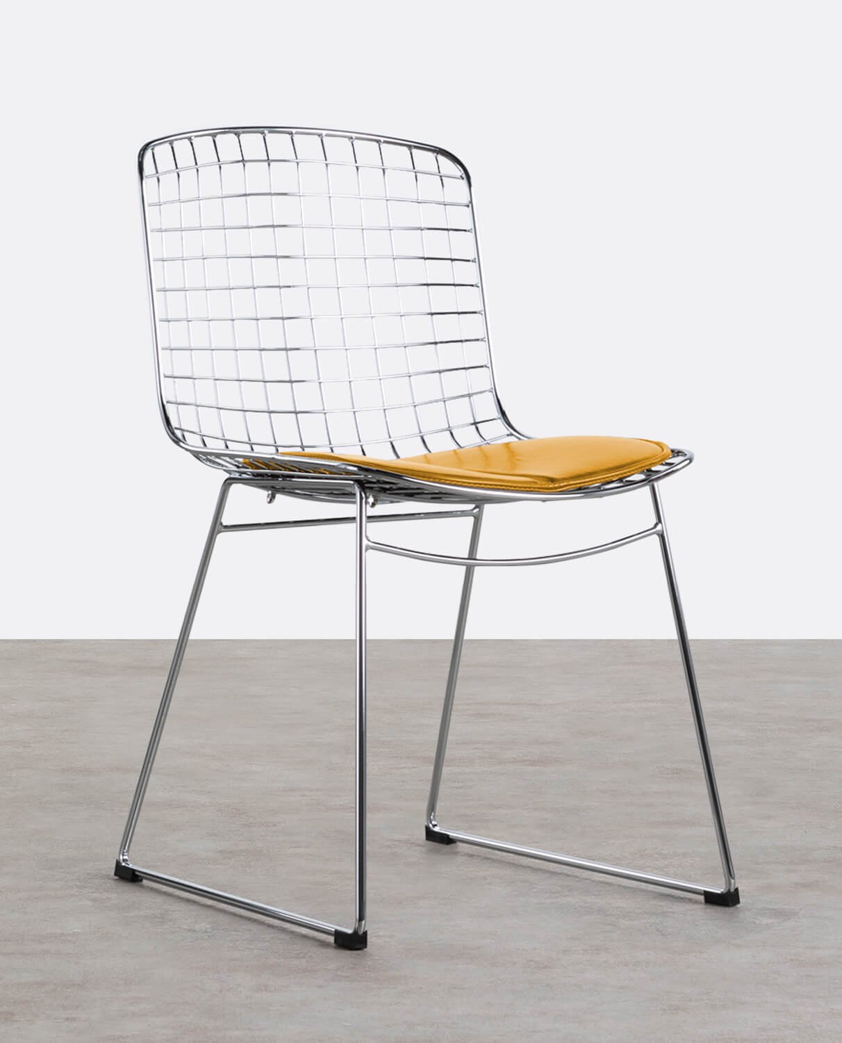 Chaise de Salle à Manger en Métal à Dossier Haut Aras , image de la gelerie 1