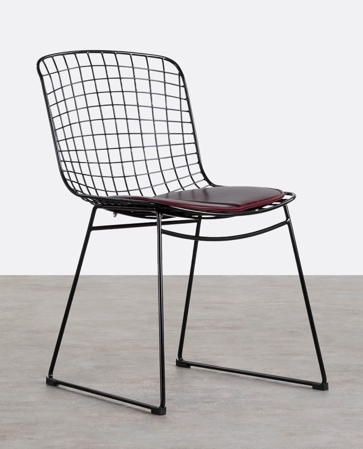 Pack de 4 Chaises de Salle à Manger en Métal à Dossier Haut Aras , image de la gelerie 1