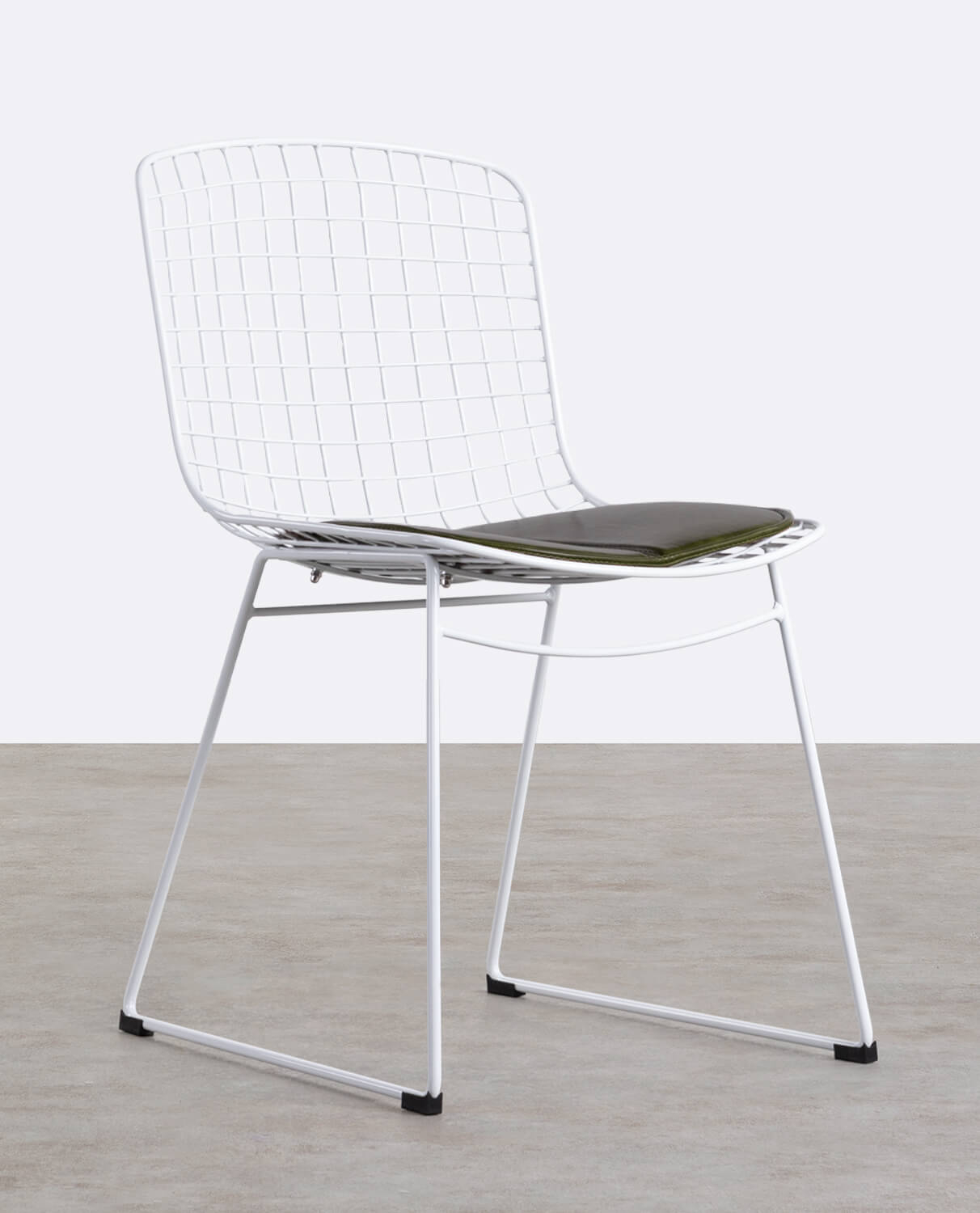 Pack de 4 Chaises de Salle à Manger en Métal à Dossier Haut Aras , image de la gelerie 1