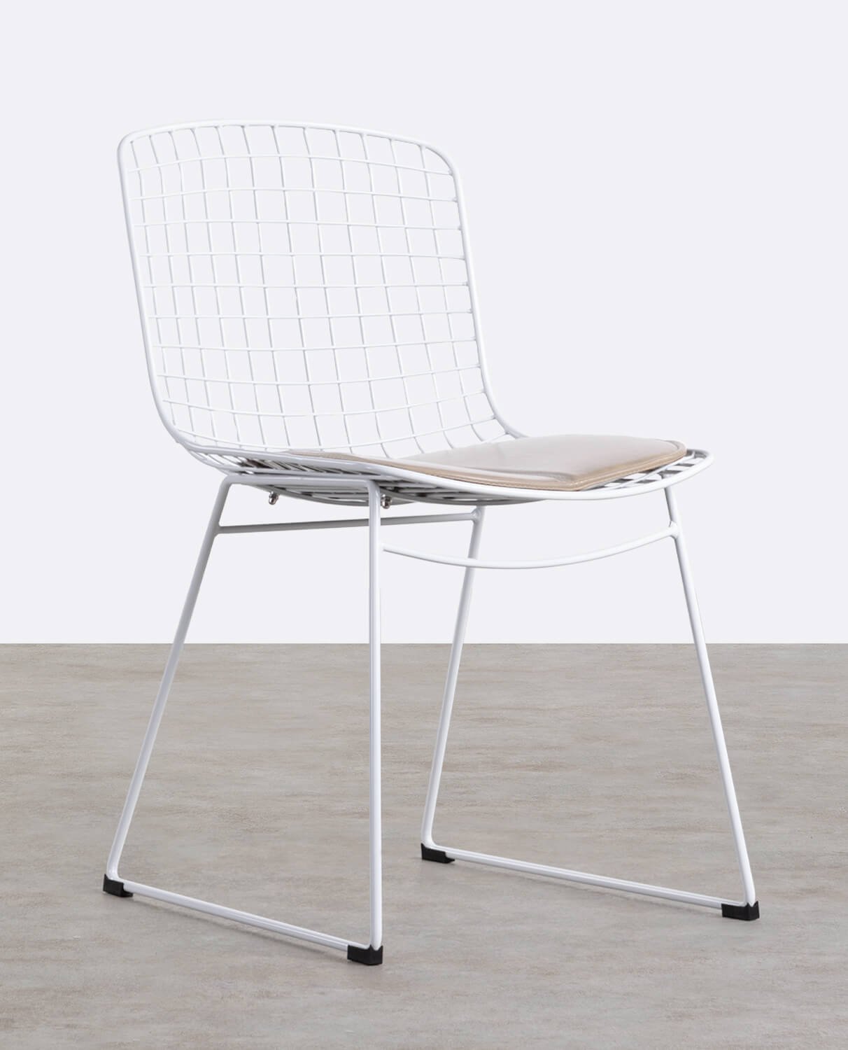 Pack de 4 Chaises de Salle à Manger en Métal à Dossier Haut Aras , image de la gelerie 1