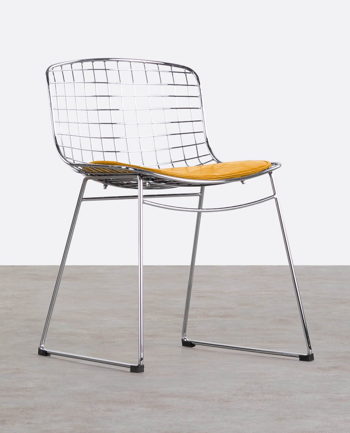 Pack de 2 Chaises de Salle à Manger en Métal à Dossier Bas Aras , image de la gelerie 1