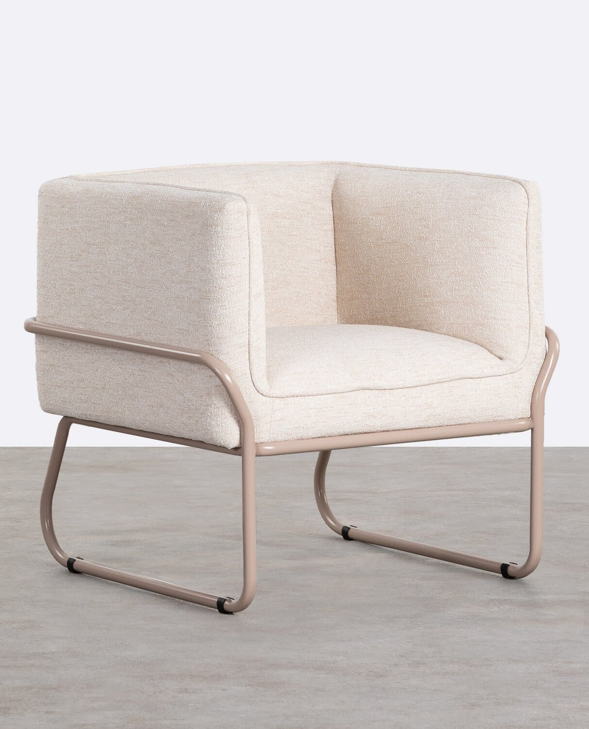 Fauteuil en tissu et métal Marcellus , image de la gelerie 1