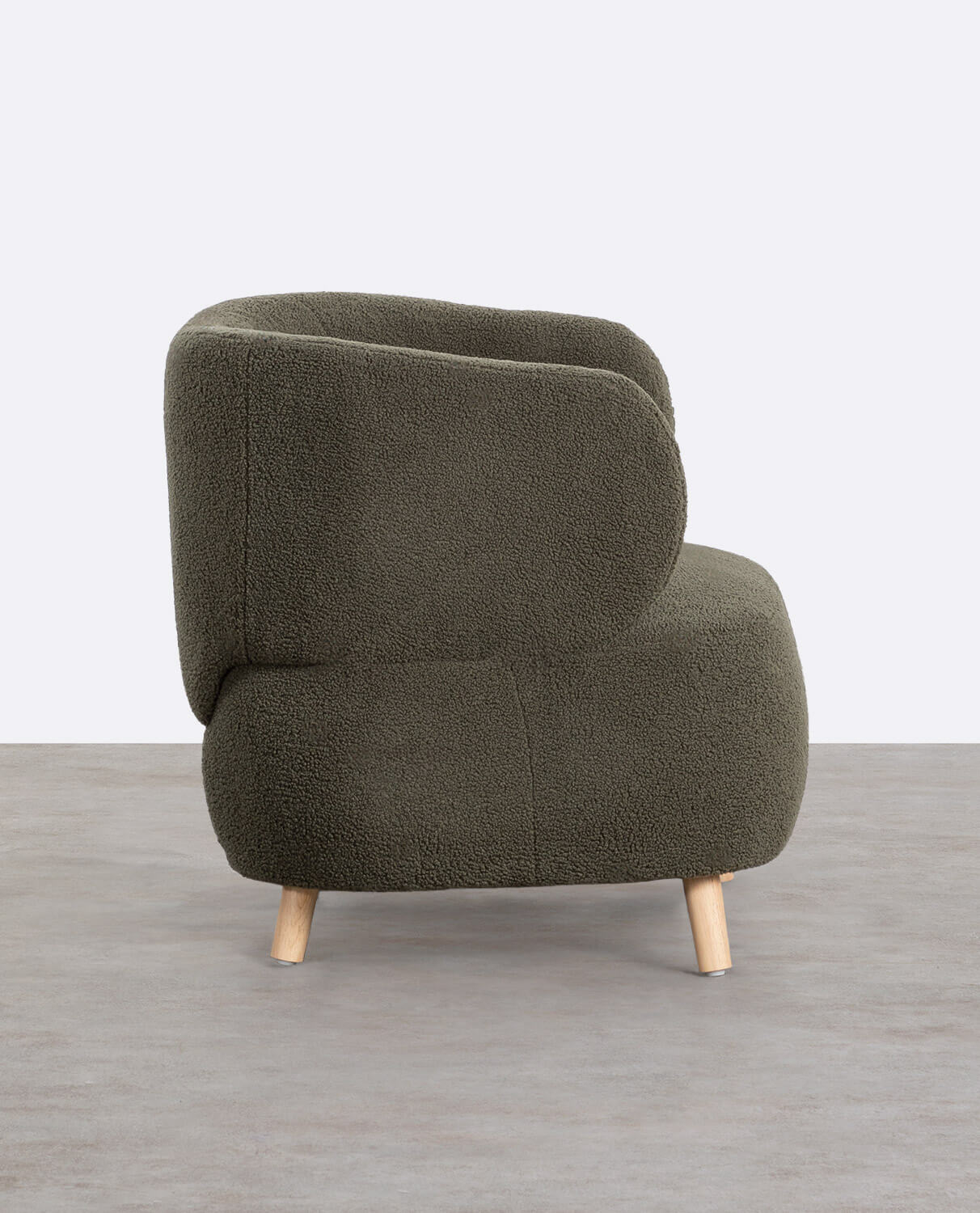 Fauteuil en Tissu Bouclé Ailen, image de la gelerie 2