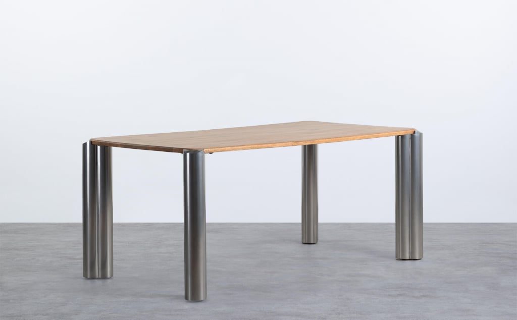 Table à Manger Rectangulaire avec Plateau en Manguier (174x91 cm) Ethel