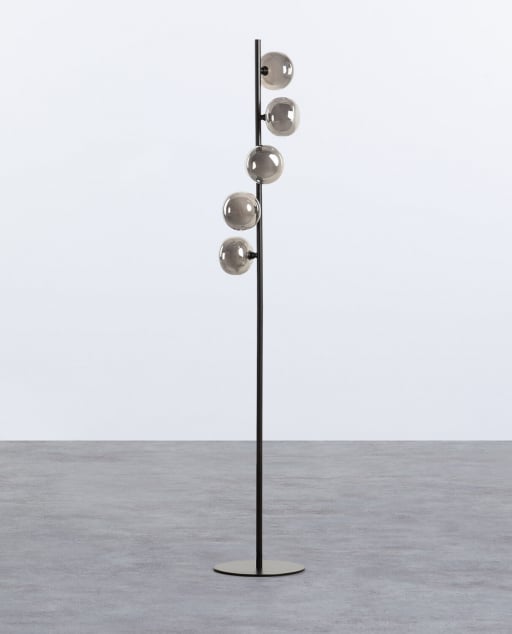 Lampadaire en Métal Dasha - Preto Obsidian